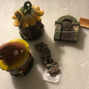 Fairy garden articles set of four -4